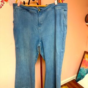 Anthropologie oil to plus size jeans
